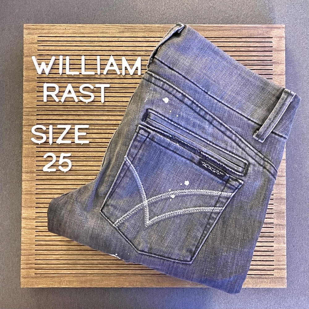 William Rast Skinny Distressed Denim